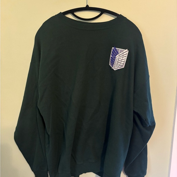 Other - Green Embroidered Crewneck Sweatshirt- Size XL